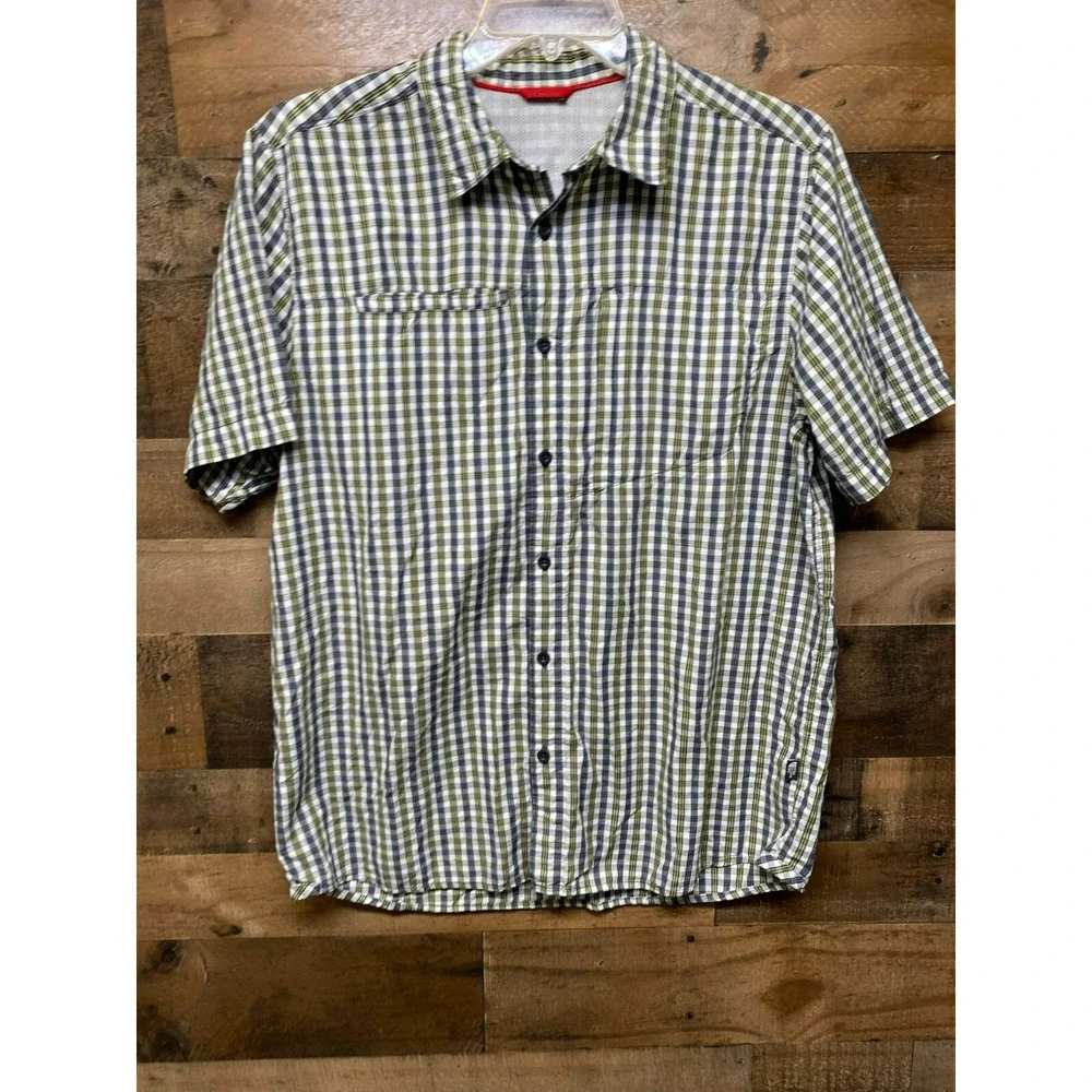 The North Face Men's Short Sleeve Button‎ Up Size XL